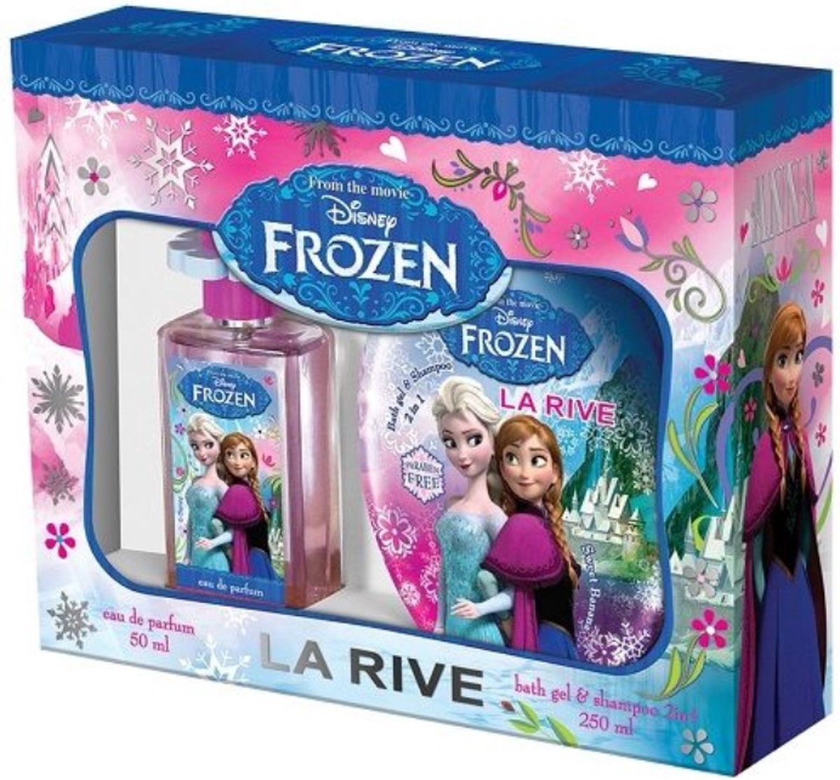 La Rive - Disney Frozen EDP 50ml + Bath Gel & Shampoo - 250ML