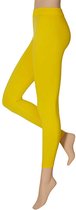 Apollo - Dames party leggings 200 denier - Geel - Maat L/XL - Gekleurde legging - Neon legging - Dames legging - Carnaval - Feeskleding