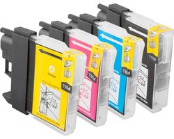 InktDL Huismerk geschikt voor Brother LC-980 XL inktcartridges DCP/MFC 145C 165C 195C 365CN 375CW 250C 255CW 290C 295CN J615W