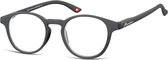 Montana Eyewear MR52 ronde leesbril +2.50 zwart