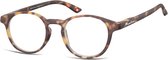 Montana Eyewear MR52F ronde leesbril +1.50 milky tortoise