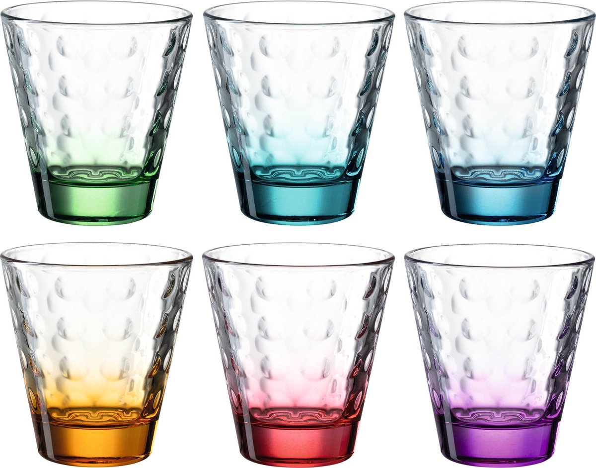 Leonardo Optic Waterglas - 6 stuks assorti