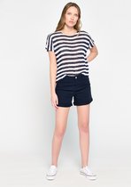 LOLALIZA Short - Marine Blauw - Maat 40