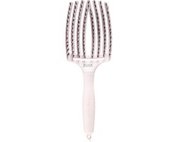 Olivia Garden - Finger Brush Combo Medium Pastel Pink Haarborstel - Large