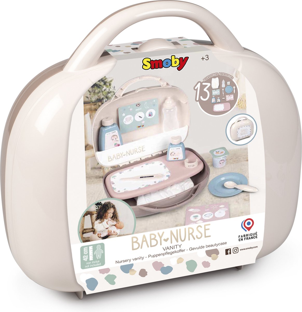 ENSEMBLE DE CENTRE DE JEU SMOBY BABY NURSE DOLL EN PROMOTION