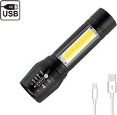 Zaklamp oplaadbaar 3000 lumen - Waterproof - Zeer Fel - Klein - 2 in 1 - led