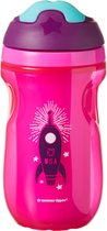 Tommee Tippee sippee cup - geïsoleerde - drinkbeker baby dreumes en peuter - vanaf 12 maanden - roze