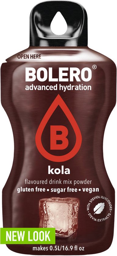 Bolero Siropen - cola - kola 12 x 3g