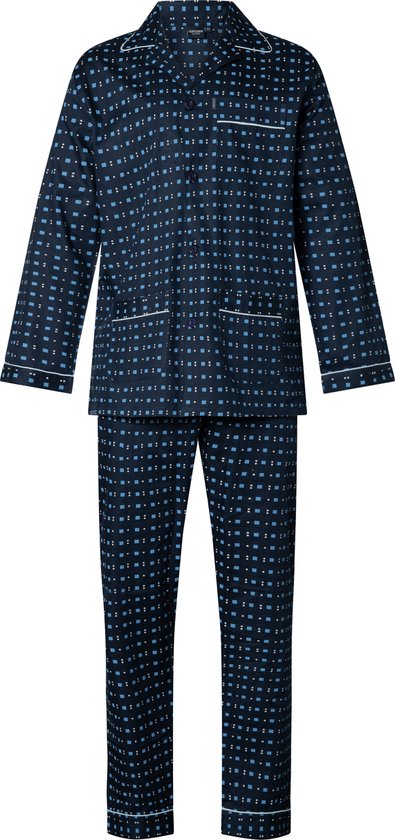 Foto: Gentlemen heren pyjama poplin maat 50 blocks dots marine