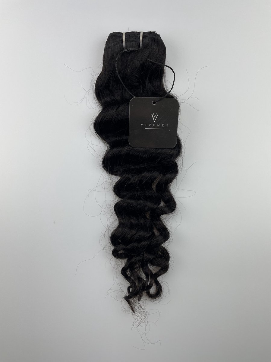 Indian raw hair weave extension loose deep curly 22 inch