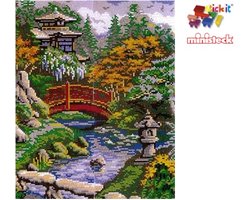 Stick-it Japanse tuin, ca. 9.700 steentjes, compatibel met Ministeck
