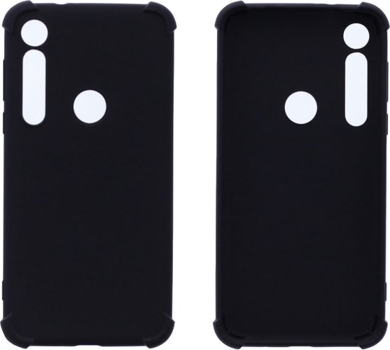 Hoesje Geschikt voor: Huawei P30 Lite Anti Shock Silicone - Zwart - ZT Accessoires