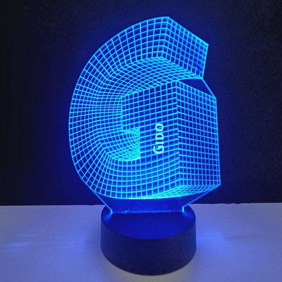 3D LED Lamp - Letter Met Naam - Gido