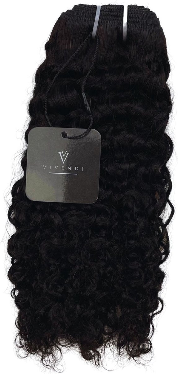 Indian raw hair weave extension curly 24 inch