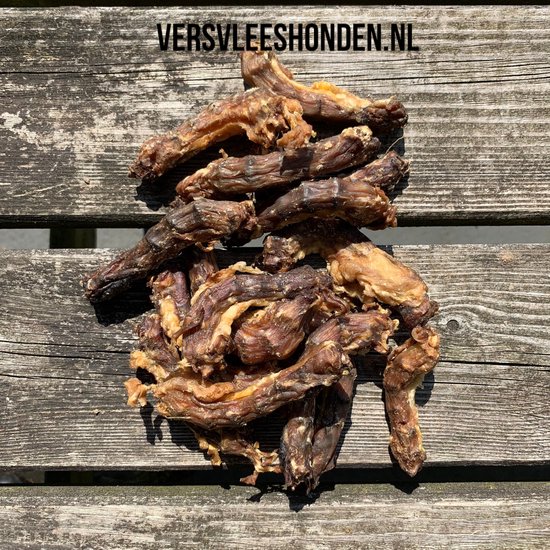 Foto: Kippennekken honden en kattensnack 3 kg gluten en graanvrij