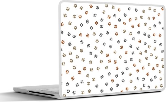 Autocollant pour ordinateur portable - 11,6 pouces - Chats - Empreinte de patte - Animaux de compagnie - Motifs - 30x21 cm - Autocollants pour ordinateur portable - Skin pour ordinateur portable - Housse