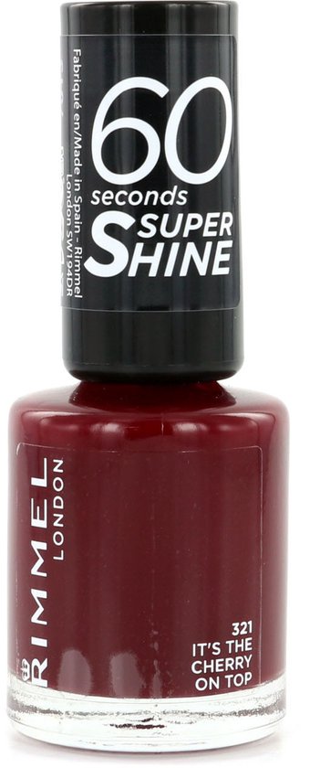 Rimmel London 60 Seconds Supershine Nagellak - 315 Its the Cherry On Top