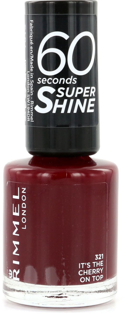 Rimmel London 60 Seconds Supershine Nagellak - 315 Its the Cherry On Top