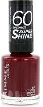 Rimmel London 60 Seconds Supershine Nagellak - 315 Its the Cherry On Top
