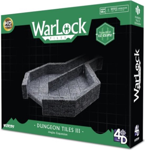 Thumbnail van een extra afbeelding van het spel Warlock Tiles: Dungeon Tiles III - Angles Expansion