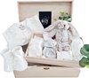 Kraamcadeau unisex jongen meisje - unisex - baby geschenkset - kraamcadeau neutraal - baby memorie box - babyshower cadeau - gender neutraal babycadeau - 10 in 1 kado