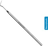 BeautyTools Tandsteenhaakje - Tandsteen- en Tandplak Verwijderaar (Scherp) - Extra Fijne Enkelzijdige Sonde / Scaler (15 cm) - (DT-0546)