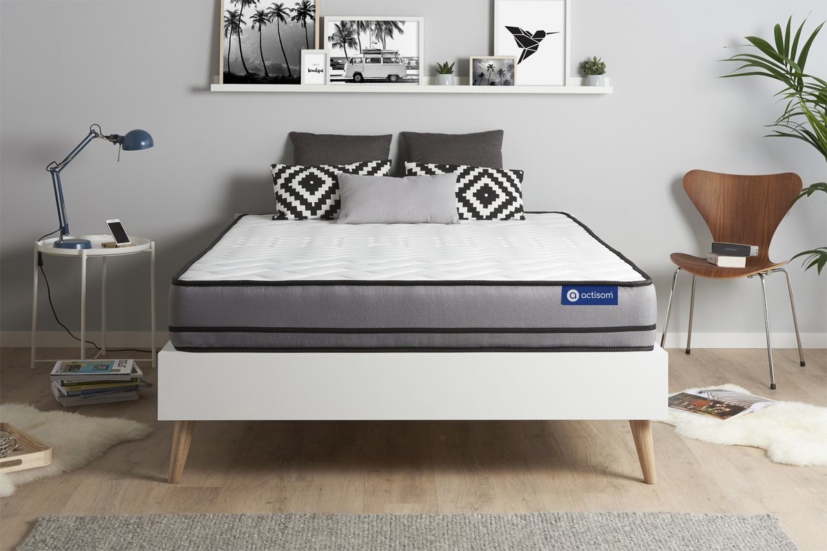 Actimemo night matras 160x220cm , Traagschuim , Zeer stevig, 3 comfortzones