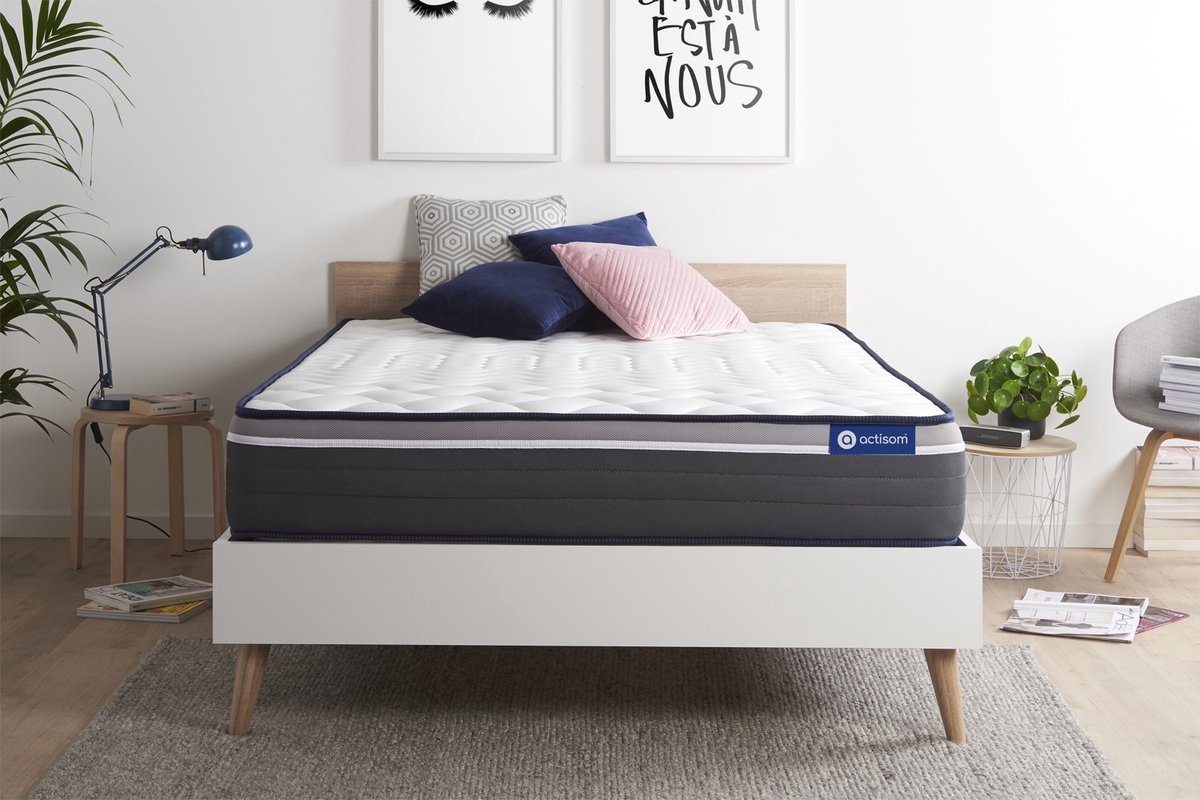 Actilatex plus matras 180x210cm , Latex en traagschuim , Zeer stevig, 7 comfortzones