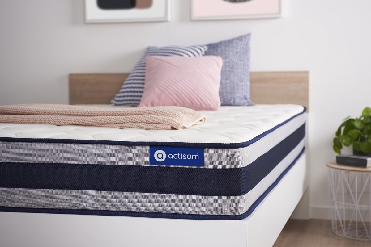 Actilatex ergo matras 90x210cm , Latex en traagschuim , Stevig, 5 comfortzones