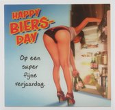 Depesche - 3D wenskaart met tekst "Happy biers-day" - 028