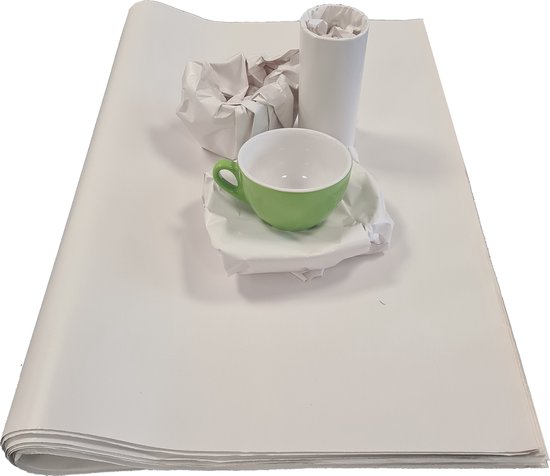Sterk inpakpapier 3kg - 60 × 80 cm - 250 vel - Professioneel vloeipapier - Sterk verhuispapier - Verhuizen - Bescherm uw producten tijdens verhuizen/opslag