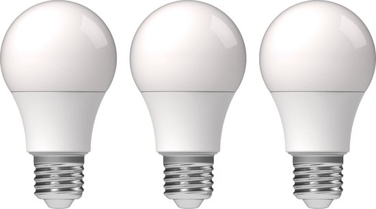 ProLong LED Lamp E27 - Mat - A60 Peertje - 4.9W (40W) - Warm wit - 3 lampen