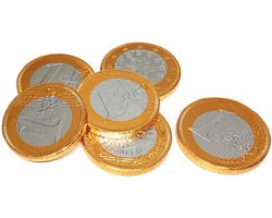 Euro Chocolademunten - 38 mm - 1 kg