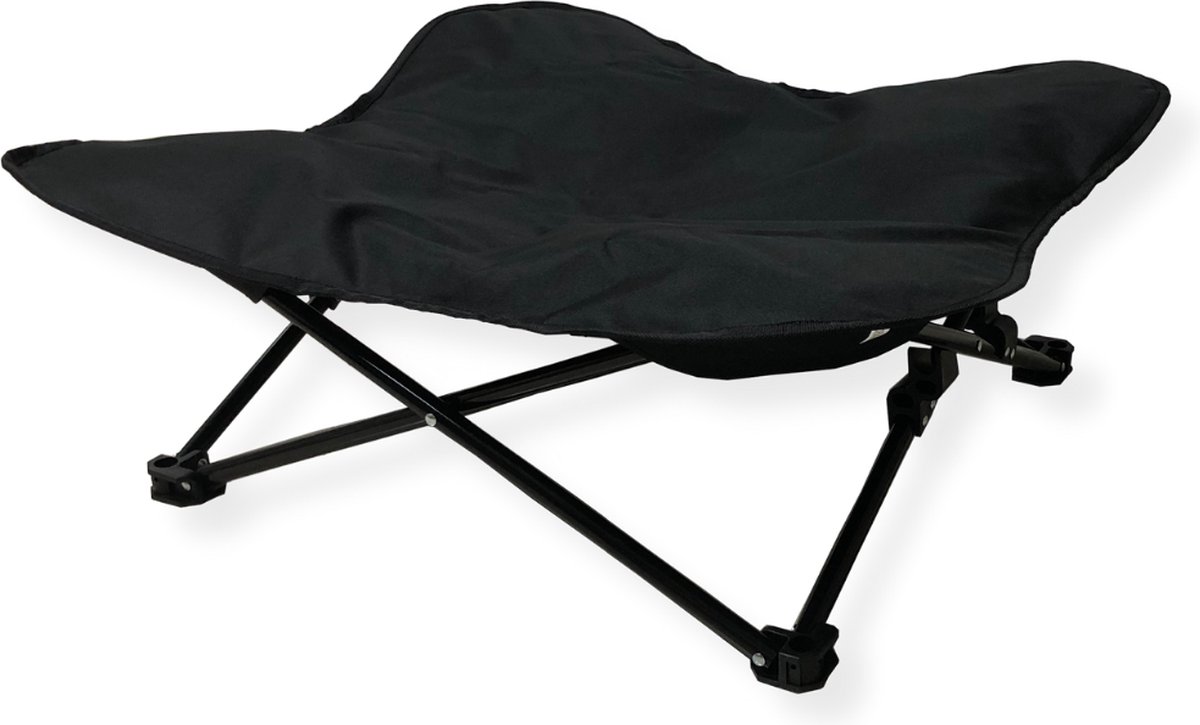 Topmast Sunny Days - Hondenstretcher - Opvouwbaar Hondenbed - Hondenmand - Zwart