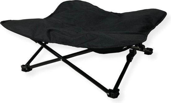 Topmast Sunny Days - Hondenstretcher - Opvouwbaar Hondenbed - Hondenmand - Zwart