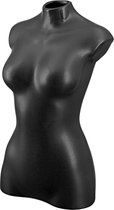 Dames Torso beeld/Keramische Vaas "Black Lady"/Decoratie beeld "Black Lady"