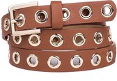 Boho Riem - Philippa - Riem Dames - Damesriem -  Bruin