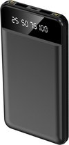 BAIK Powerbank 30.000 mah Powerbank Zwart - Compact - (Dual 2.1A USB/Micro-USB/USB-C) - Mini Snellader Universeel Geschikt voor Samsung S22 / S21 / S20 / S10 plus / A54 - iPhone 14