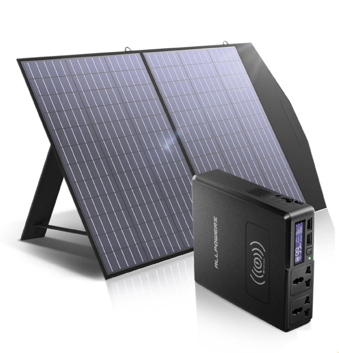 ALLPOWERS Panneau solaire pliable 200 W - Panneau solaire portable