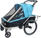 Ax kinderaanhangwagen 3 in 1 ,voor 1 of 2 kinderen