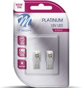 M-Tech LED W5W 12V - Platinum - 10x Led diode - Wit - Set