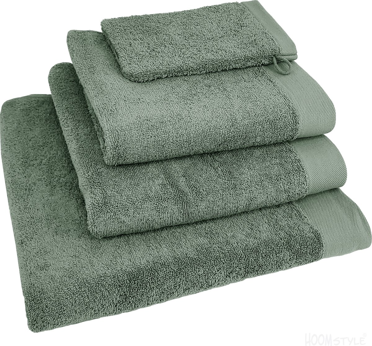 HOOMstyle Luxe Handdoeken Set 4 stuks 100 Katoen 650gr 60x110cm