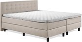 Boxspring Luxe 180x210 Knopen Beige