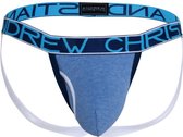 Andrew Christian Fly Jock Athletic Blue - Maat XL - Heren ondergoed - Jockstrap