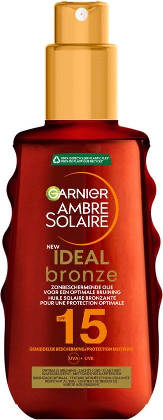 Garnier Ambre Solaire Zonnebrand Olie SPF 15 - Beschermende olie voor  tanning - 150 ml | bol.com