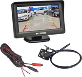 Procar® ARC1 HD Parking achteruitrijcamera + 4,3-inch TFT LCD monitor - Zwart
