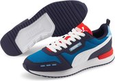 PUMA R78 Unisex Sneakers - Mykonos Blue/White/Peacoat/High Risk Red - Maat 38