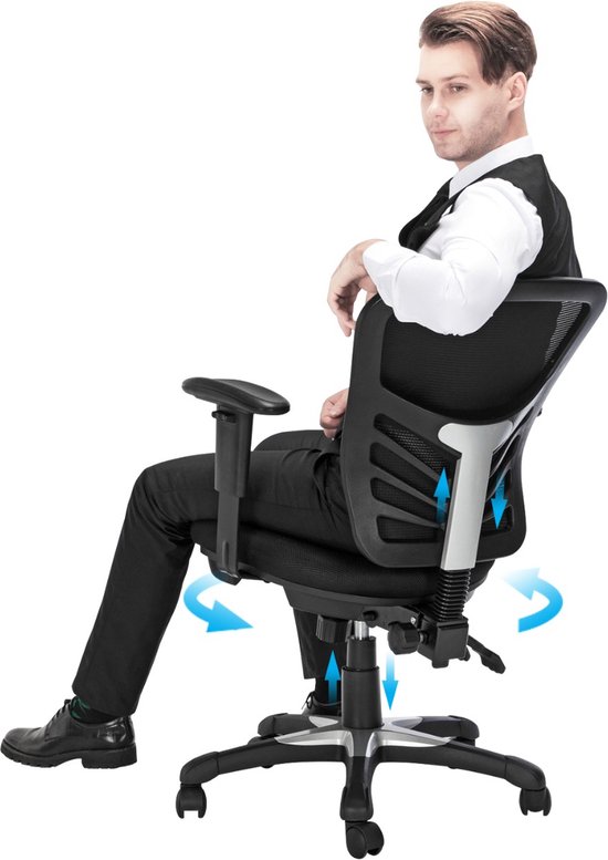 Ergonomische Bureaustoel Stoel voor Volwassenen Bureaustoelen Office Chair - Verstelbaar