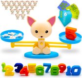 Must-Have for Kids® | Puppy Balance Game - Ik Leer rekenen - Speelgoed Meisjes - 3 jaar - 4 jaar - 5 jaar - 6 jaar - Leren Rekenen - Leren Tellen - Interactief Speelgoed - Evenwich