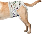 Loopsheidbroekje hond - wildflower - maat XL - voor grote honden - herbruikbaar - hondenbroekje - hondenluier - loopsheid - ongesteldheid - voorkomt ongewenste zwangerschappen bij teefjes - milieuvriendelijk - verantwoord - perfecte pasvorm
